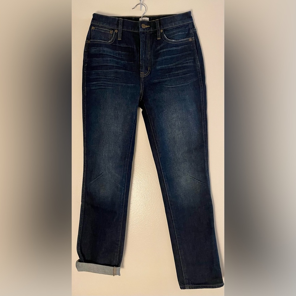 J. Crew 10" vintage straight jeans - dark wash